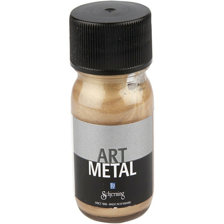 ballet Inleg Ijzig Art Metal verf, donker goud, 30ml | Bekius Schoolmaterialen